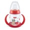 Nuk First Choice Εκπαιδευτικό Μπιμπερό με Στομιο Σιλκ.& Λαβες Temp.Control  Κόκκινο Ρακούν 6-18m+ 150ml 10743943