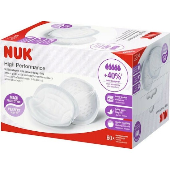 Nuk High Performance Επιθέματα Στήθους 60τμχ 10252135