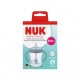 NUK Perfect Match Εκπαιδευτικό Ποτήρι με Καλαμάκι Σιλικόνης 8m+ 150ml Blue Penguin 10215401