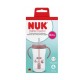 NUK Perfect Match Εκπαιδευτικό Ποτήρι με Καλαμάκι Σιλικόνης 8m+, 260ml Pink Bear 10216319