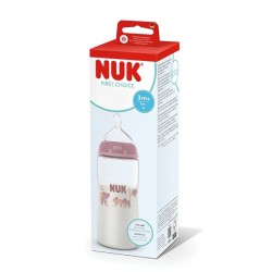 NUK First Choice Μπιμπερό Πλαστικό 300ml με θηλή σιλικόνης 3m+ Koala Pink 10216343