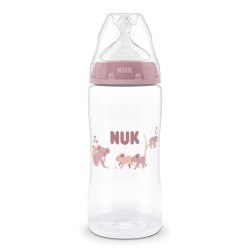 NUK First Choice Μπιμπερό Πλαστικό 300ml με θηλή σιλικόνης 3m+ Koala Pink 10216343