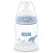 NUK First Choice Μπιμπερό Πλαστικό 150ml με θηλή σιλικόνης 0m+ Whale Blue 10215415