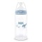 NUK First Choice Μπιμπερό Πλαστικό 300ml με θηλή σιλικόνης 3m+ Whale Blue 10216342